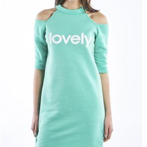 MINI DRESS -TEAL